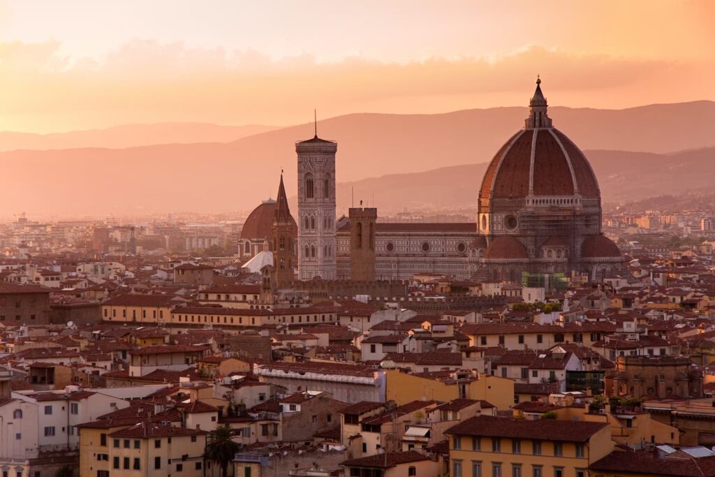 vista de la catedral de florencia