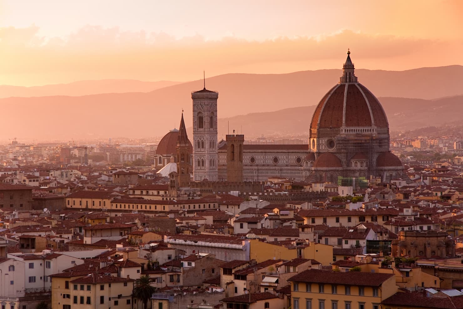 vista de la catedral de florencia